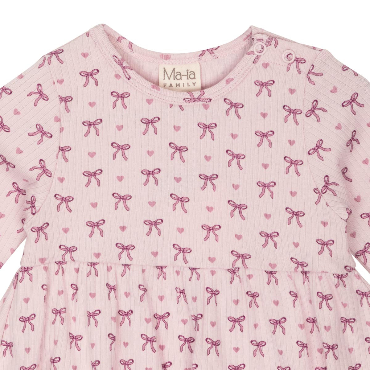 Bowsome-bodymekko vauvalle, roosa