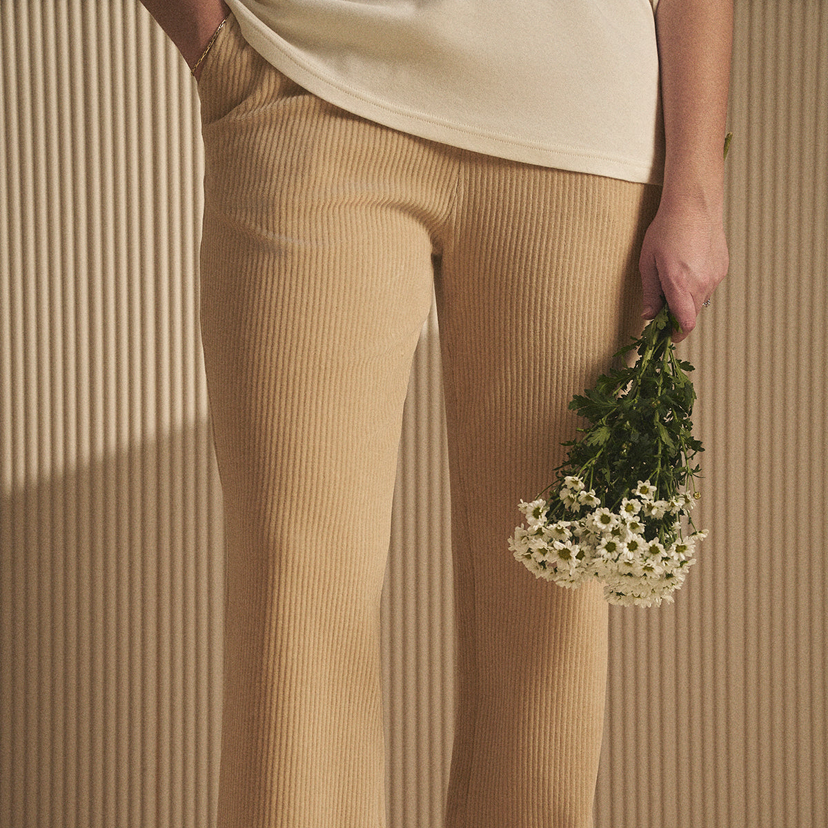 Lumina-housut aikuisille, beige