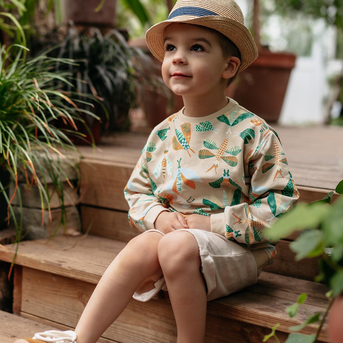 Mille-shortsit, beige
