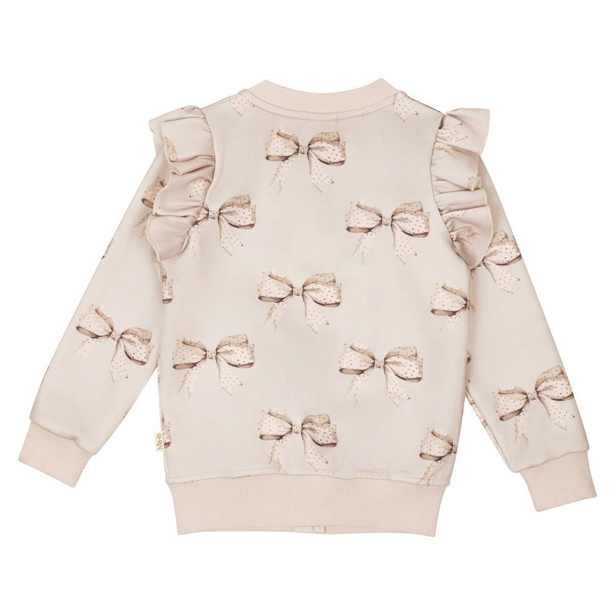 Rosette-verkkatakki, beige