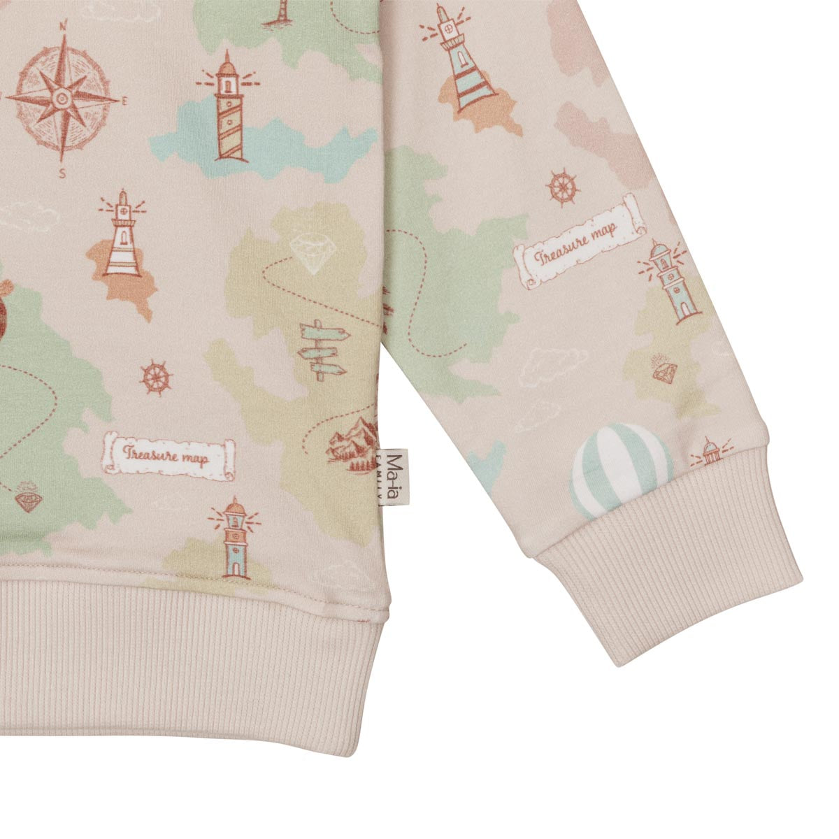 Reitti-collegepaita, beige